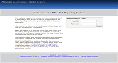 Desktop Screenshot of akreports.k12test.com